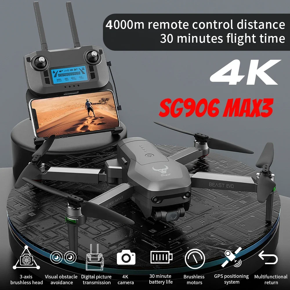 Drone Gimbal Mount - SG906 MAX3 GPS Drone Professional 4K