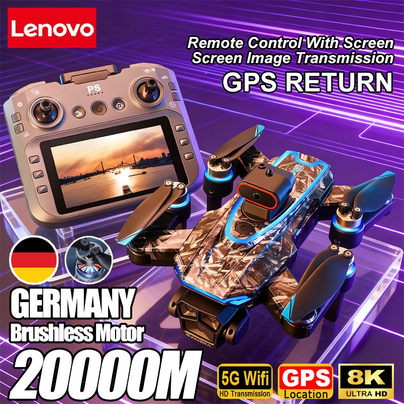 Drone Gimbal 2 Axis - Lenovo D13 GPS Drone 8K Triple-Camera