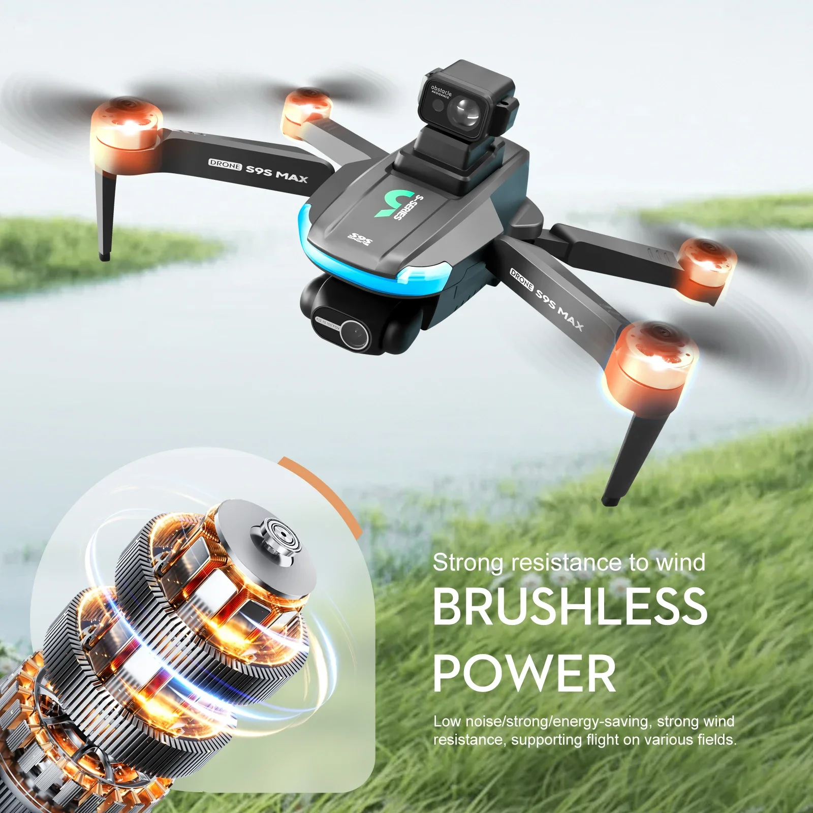 NEW S9S MAX MINI Drone 4K 2-Ax - Drone Gimbal 2 Axis reseña y precio