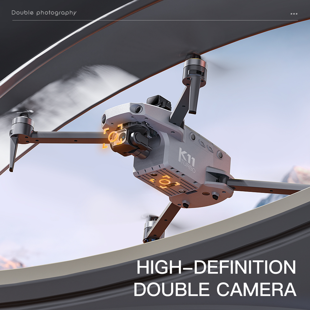 K11 Tubro Dual Camera GPS Dron - Drone Gimbal 2 Axis reseña y precio