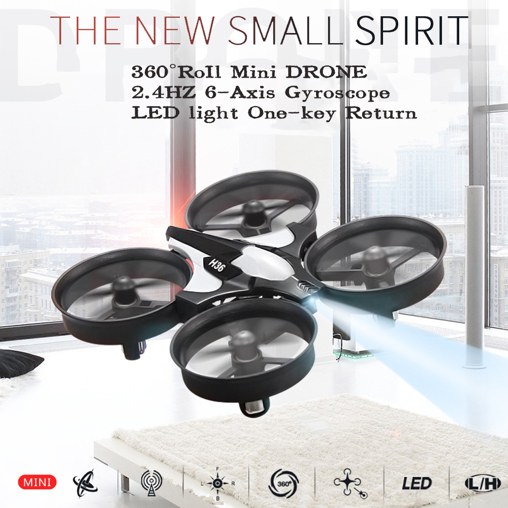 JJRC H36 Mini Drone 2.4G 6-axi - Drone Gimbal 2 Axis reseña y precio