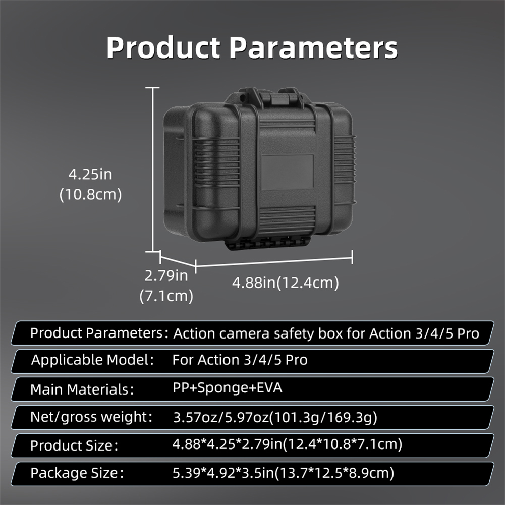 Hard Case Waterproof Box for D - Drone Gimbal Case reseña y precio