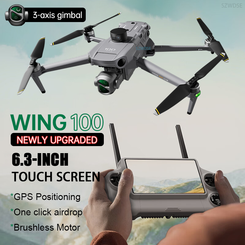 2026 Wing 100 GPS Drone 3-axis - Drone Gimbal 3 Axis reseña y precio