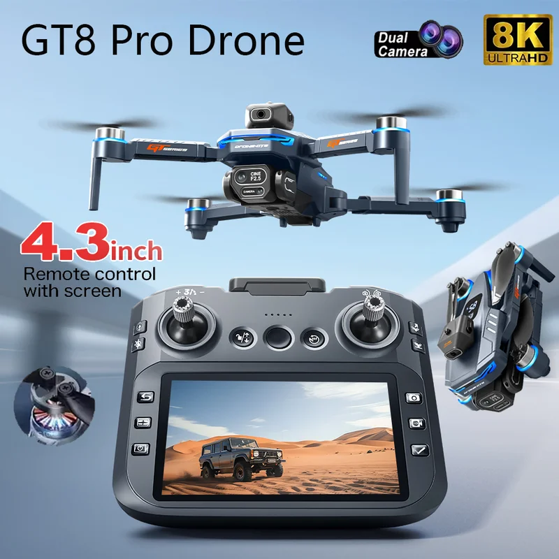 2026 New GT8 Drone GPS 8K Prof - Drone Gimbal 2 Axis reseña y precio